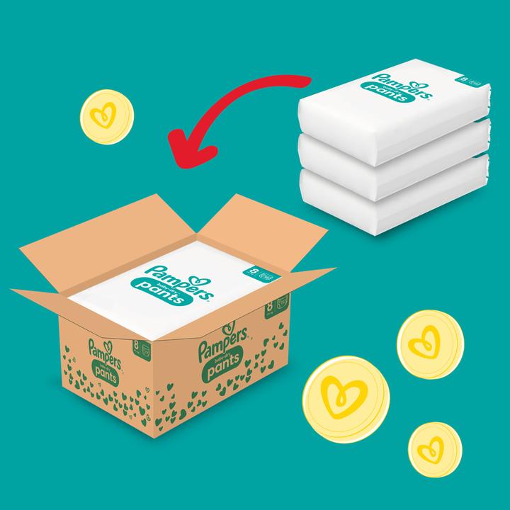 Actual product image Pampers Baby-Dry Pants (Size 8, Monthly box, 117 pcs.)