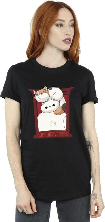 Immagine prodotto Disney Big Hero 6 Baymax Frame Support Maglietta Ampia Donna (XXL)