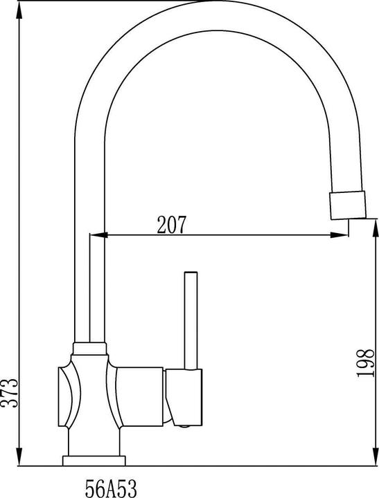 Actual product image AquaSu Single-Handle Low-Pressure Sink Faucet with Ceramic Cartridge