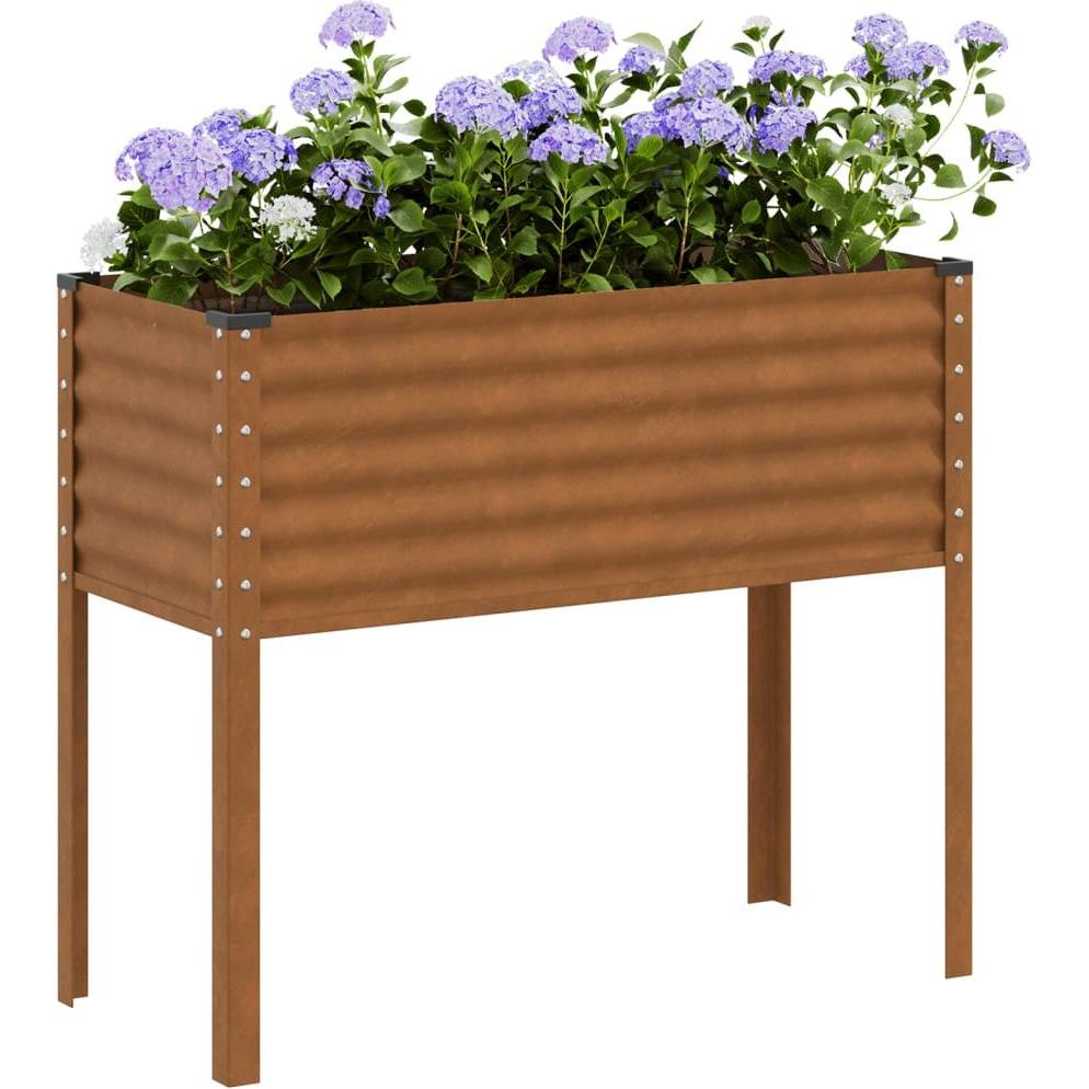 VidaXL, Hochbeet, Pflanzkübel Corten