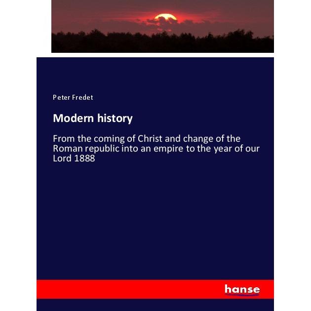 Modern history, Fachbücher von Peter Fredet