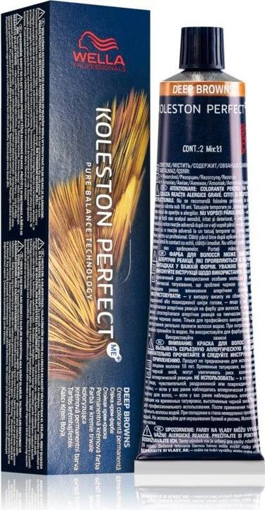 Produktbild Wella Professionals - Koleston Perfect ME â„¢ Permanent Hair Color + Deep Browns 60 ml - Shade: 7/7 (7)
