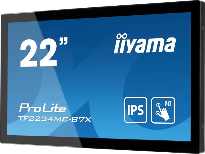 Produktbild iiyama 21,5 Zoll IPS 1920 x 1080 10 Point Touch Anti-Fingerprint 1000:1 305 cd (1920 x 1080 Pixel, 22")