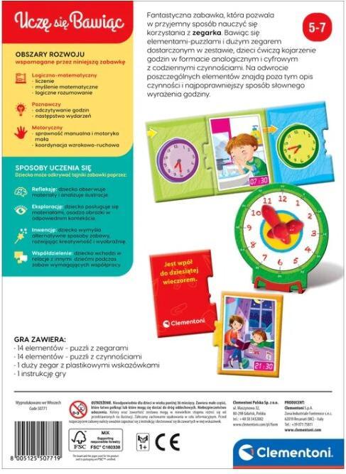 Actual product image Clementoni Do you talk? What time is it? (Polish)
