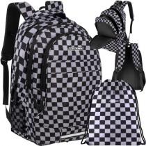 Actual product image Kruzzel Backpack 22L - Chessboard 24530 (22 l)