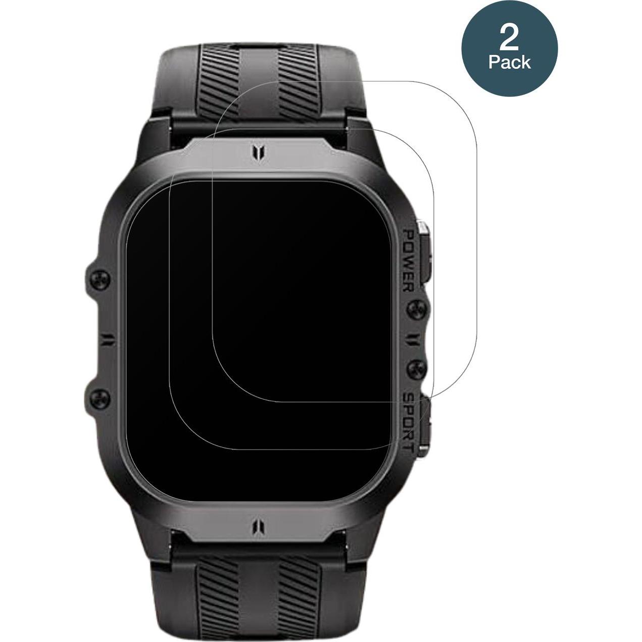 Thumbnail - Dipos Anti-Shock Displayschutz Matt 9H, Smartwatch Schutzfolie, Transparent