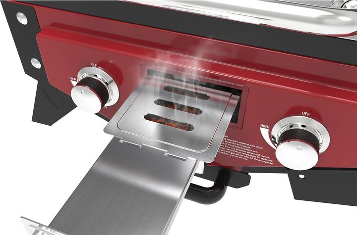 Produktbild Westfalia Tischgasgrill-Smoker DALLAS rot