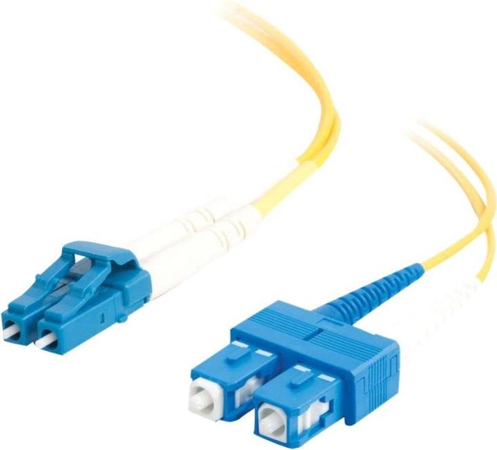 Produktbild C2G LC-SC 9/125 OS1 Duplex Singlemode PVC Fiber Optic Cable (LSZH) (1 m)