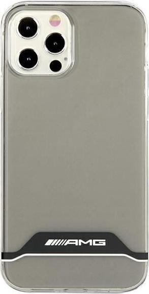Image du produit Mercedes AMG AMHCP12MTCBW iPhone 12/12 Pro Étui rigide translucide/translucide noir et blanc galvanisé (Apple iPhone 12, Apple iPhone 12 Pro)
