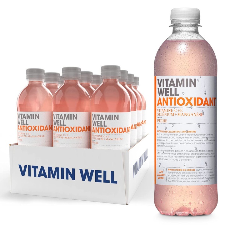 Image du produit Vitamin Well Antioxydant (Pêche, 12 x)