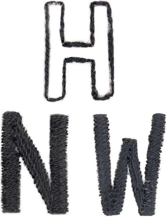 Rico Design Stitch&Stitch P.Alphabet graf.schw100236