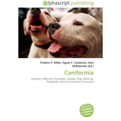 Caniformia, Fachbücher von John McBrewster, Agnes F. Vandome, Frederic P. Miller