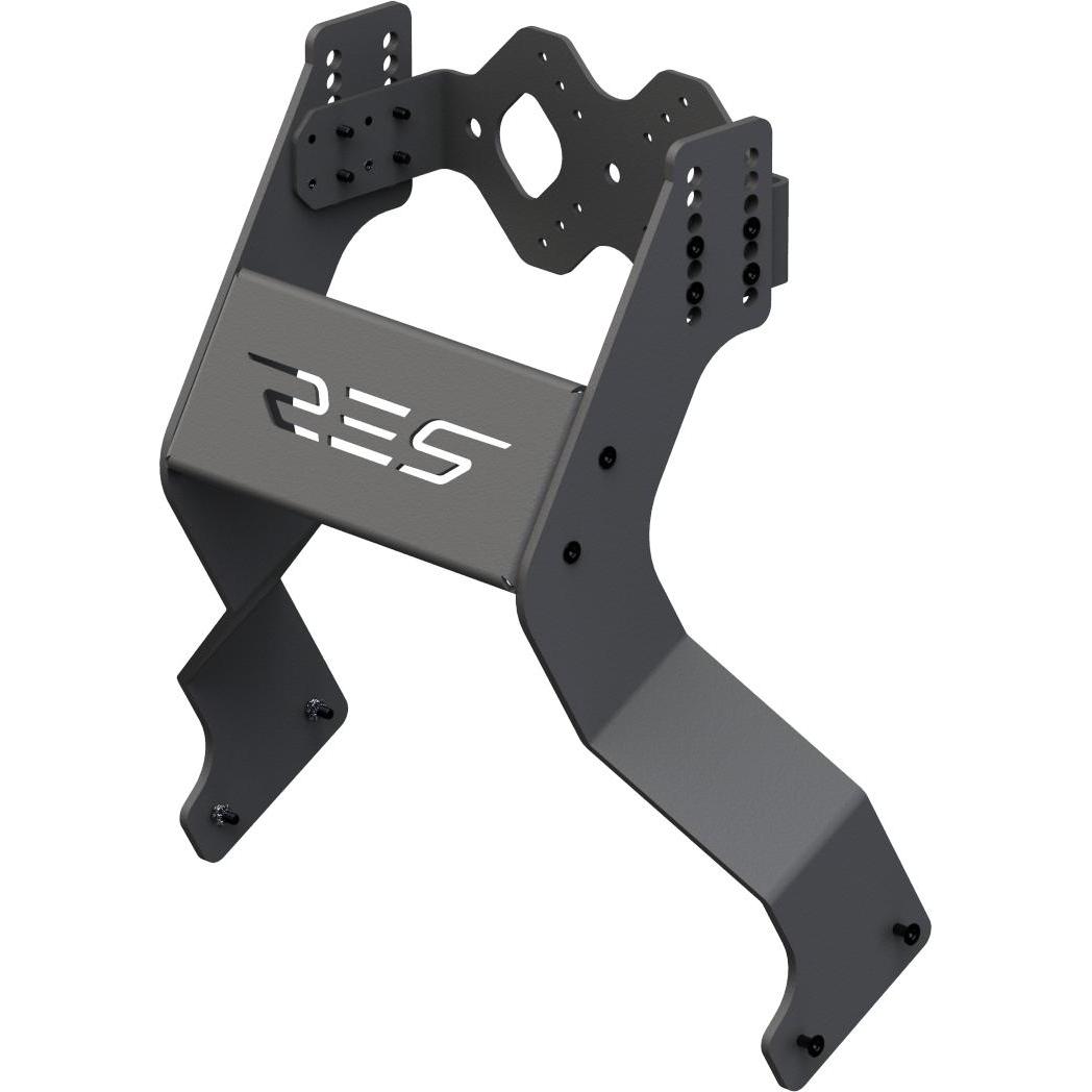 Res-Tech GT Integrierter Monitor Stand - Single, Accessori per mobile da gaming, Nero