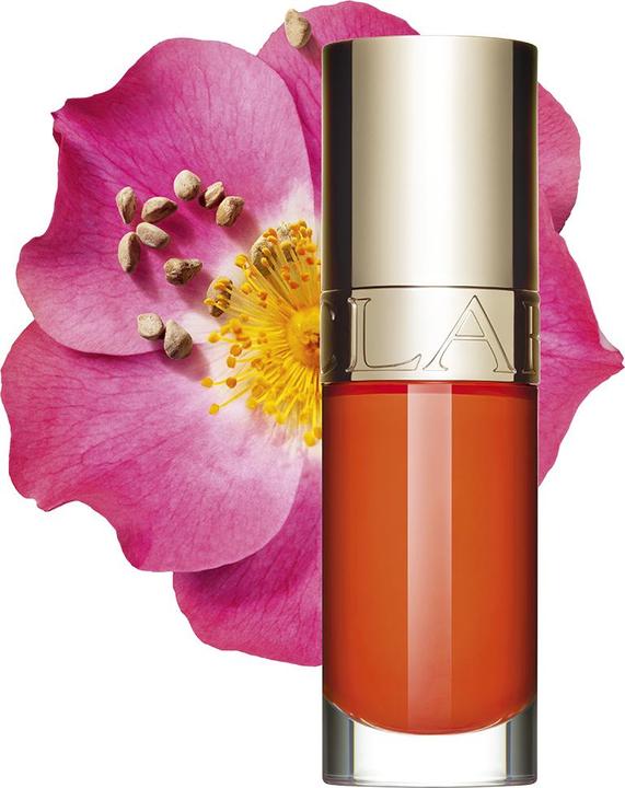 Actual product image Clarins Lip Comfort Oil Power of Colours 22 Daring Orange 7ml (22 Daring Orange)