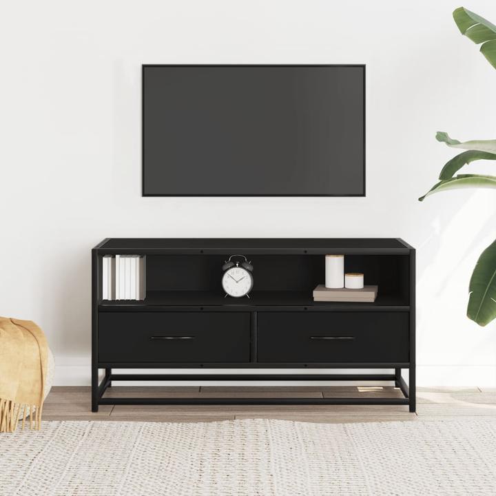 Produktbild VidaXL TV Schrank Lowboard Fernsehschrank Fernsehtisch Holzwerkstoff Metall (80 x 34.5 x 40 cm)