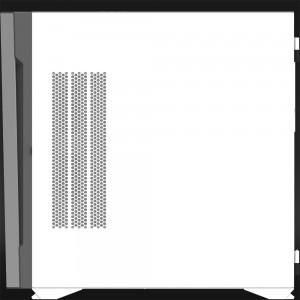 Actual product image Aqirys Aquilla White (ATX, mATX, Mini-ITX)