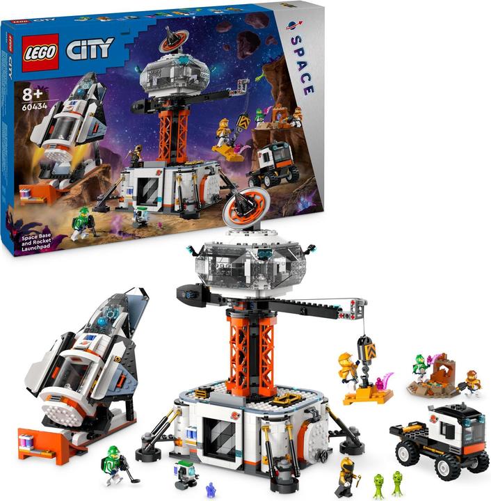 Image du produit LEGO 60434 Base spatiale avec rampe de lancement (60434, LEGO City)