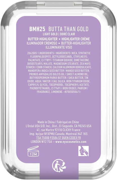 Actual product image NYX Professional Make-Up Nyx Highlight Contour (25 Butta Than Gold, butta than gold, Bronzer, Highlighter, 5 g)