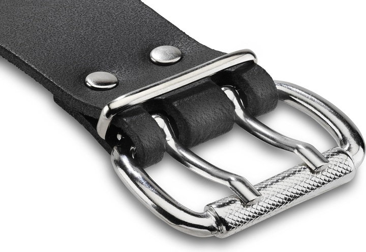 Actual product image FHB Leather belt double thorn (90)