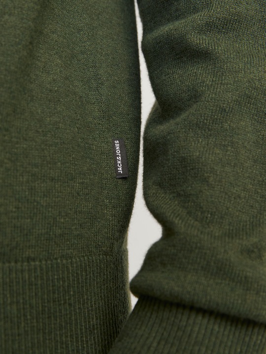 Immagine prodotto Jack & Jones Maglia a tinta unita con mezza cerniera Maglia con mezza cerniera (S)