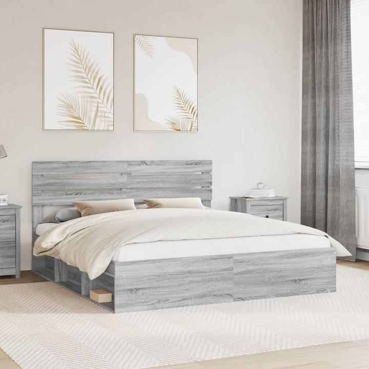 Image du produit vidaXL Moderner Bettrahmen (200 x 200 cm)