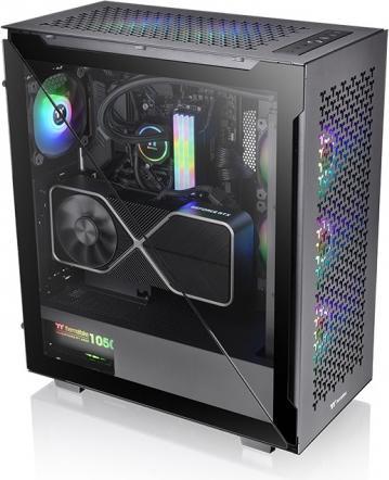 Actual product image Thermaltake Divider 500 TG Air Black (ATX)
