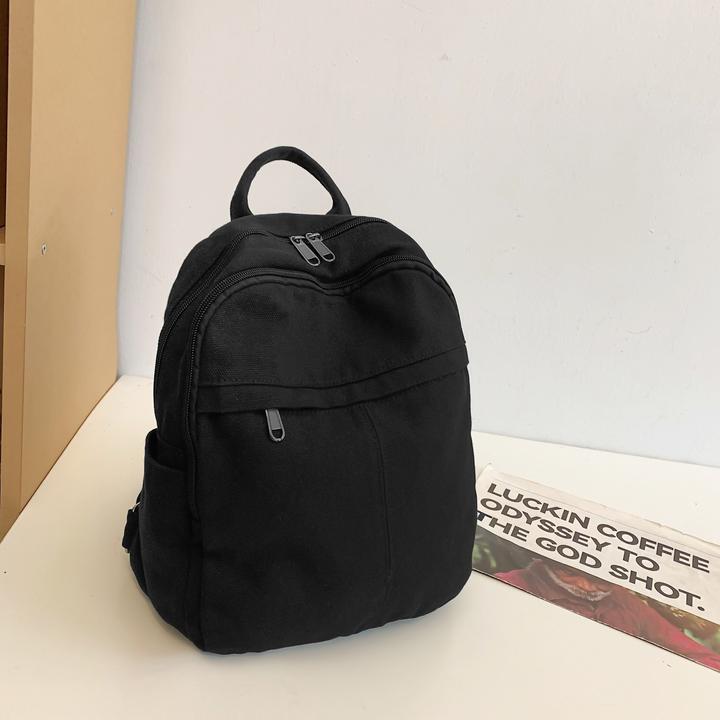 Immagine prodotto Only-Bags.Store Zaino casual, adatto agli studenti delle scuole superiori e dell'università, zaino in tela a tinta
