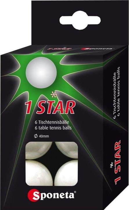 Produktbild Sponeta Tischtennisbälle 6er Pack (6 Stk.)
