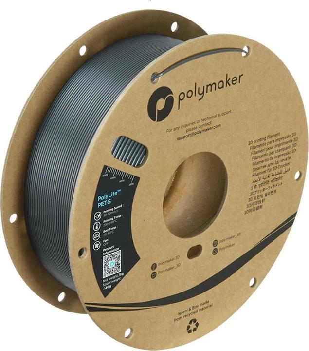 Image du produit Polymaker PolyLite PETG (PETG, 1.75 mm, 1000 g)