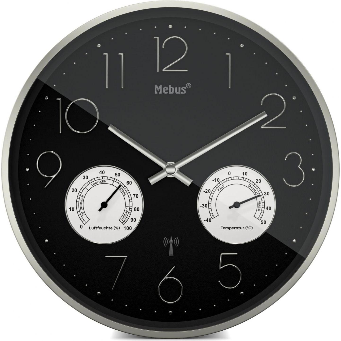 Mebus, Wanduhr, Funkwanduhr (30 cm)