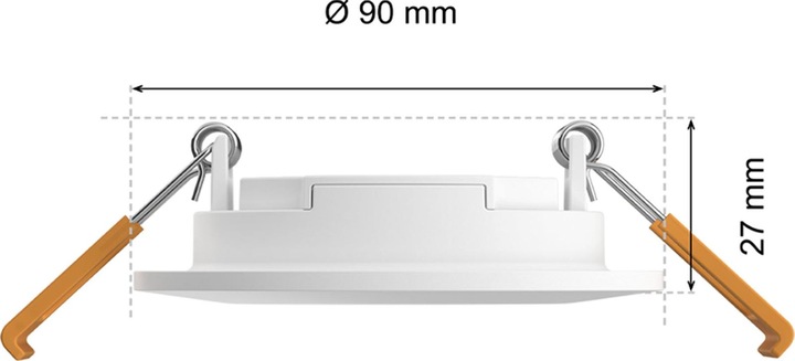 Produktbild Philips Hue White & Color Ambiance Slim Recessed (650 lm)