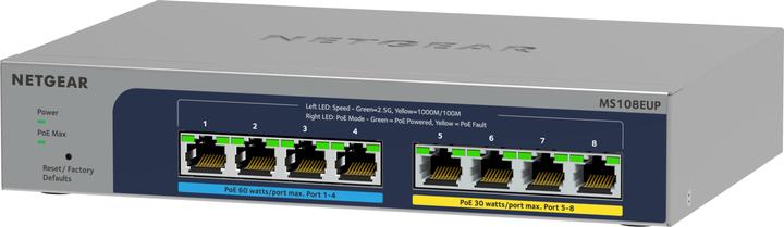 Productafbeelding Netgear Schakelaar 8x GE MS108EUP PoE++. (8 Havens)