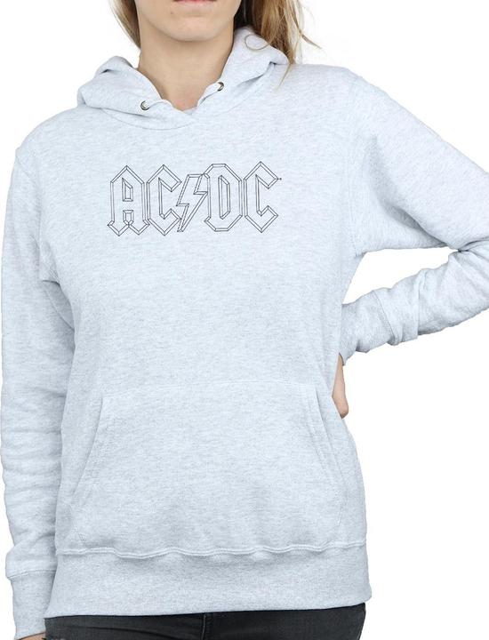 Produktbild AC/DC Schwarz Outline Logo Hoodie (S)