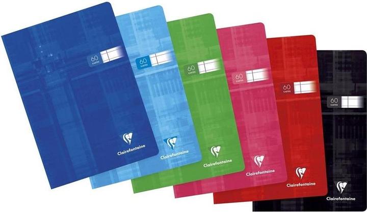 Clairefontaine Notizbuch A5/60K liniert (10 Stück) (A5, Hardcover)