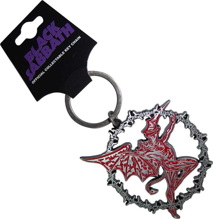 Actual product image Black Sabbath Daemon Ring Schlüsselanhänger