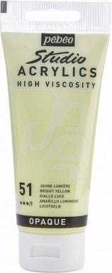 Actual product image Pebeo Studio Acrylics fine acrylic (Light yellow, 100 ml)