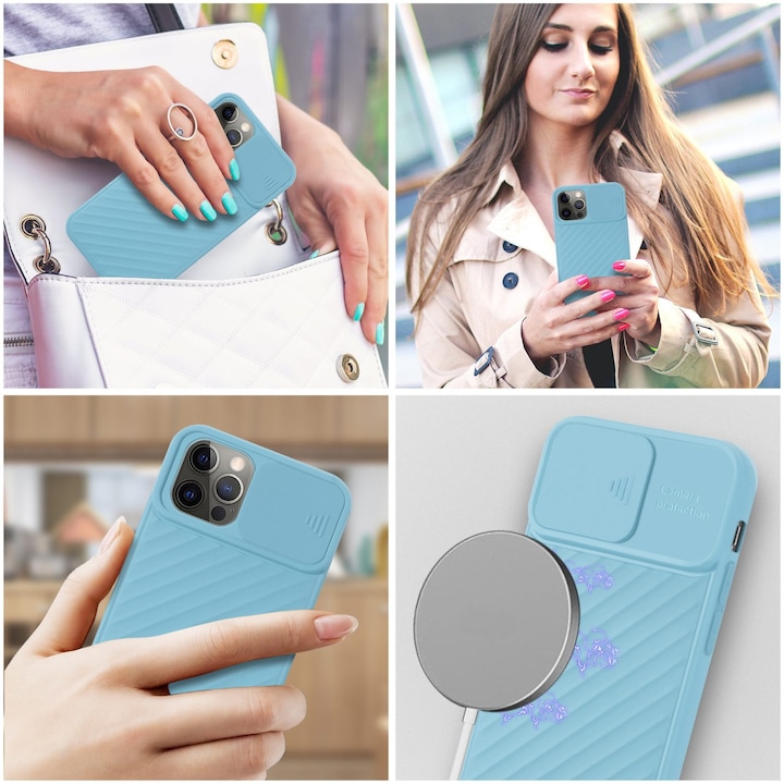 Actual product image Cadorabo TPU cover with camera protection (Apple iPhone 13 Pro)