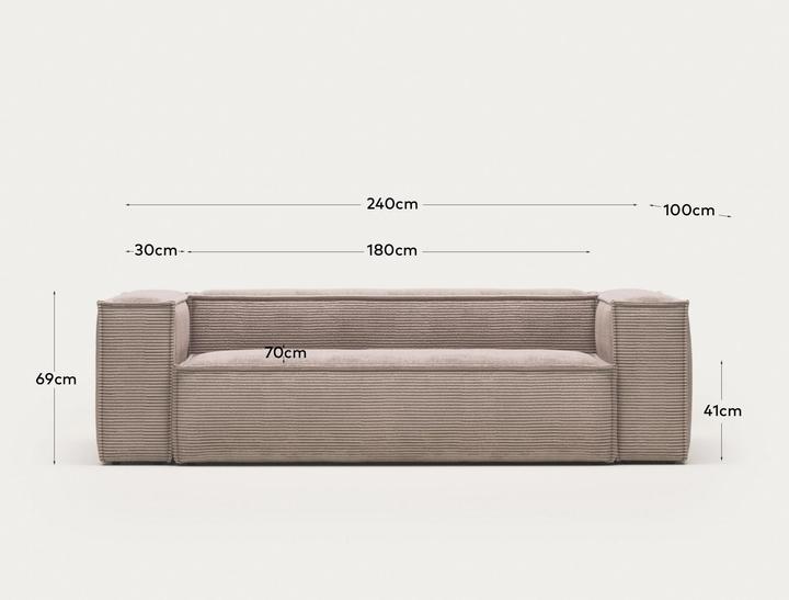 Actual product image Kave Home Blok (3-seater)