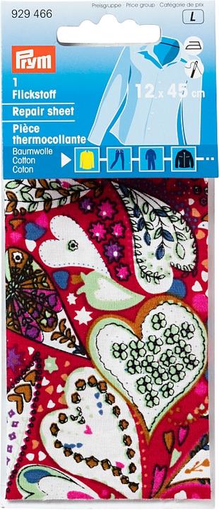 Immagine prodotto Prym Cuore in tessuto patchwork, rosso, colorato 12 x 45 cm, cartoncino, fusibile, 100 % CO (1 x)