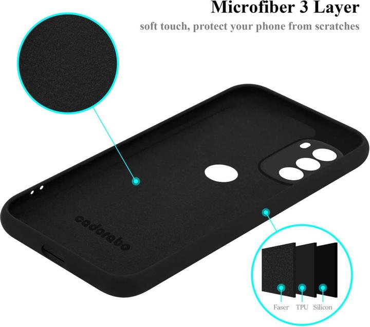 Actual product image Cadorabo Bumper Case for Motorola MOTO G51 5G TPU Liquid Silicone Cover for Motorola MOTO G51 5G (Motorola Moto G51 5G)