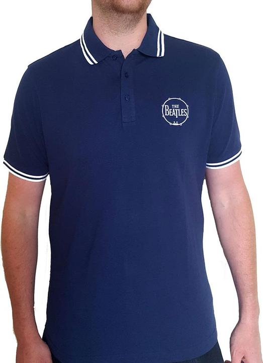 The Beatles Drum Logo Polo Shirt (S)
