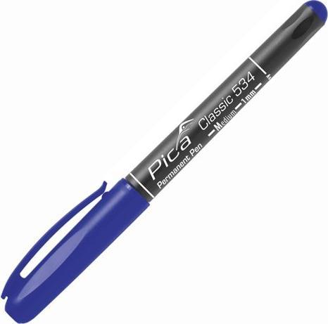 Produktbild Pica Permanent-Pen M, 1,0mm blau (1x)