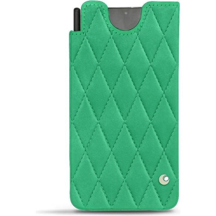 Noreve Lederschutzhülle (Samsung Galaxy S21 Ultra), Smartphone Hülle, Grün