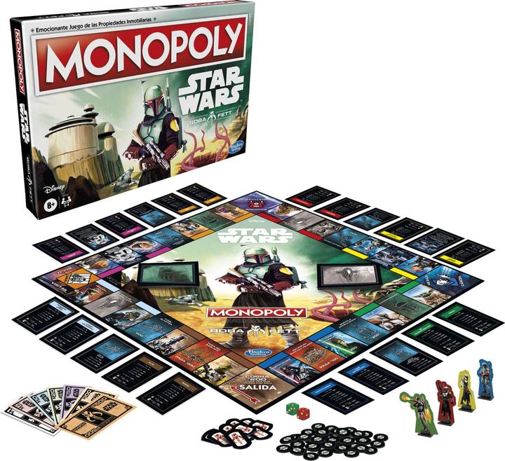 Hasbro Spanish Star Wars Boba Fett Monopoly game (Spanish, 2 - 4 Players)