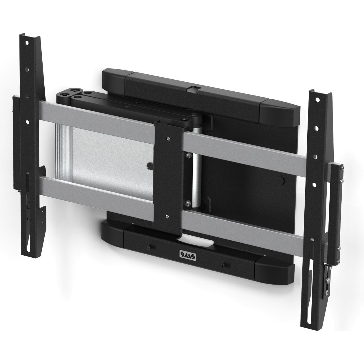 Thumbnail - SMS Icon 3D Large Alu/Black (Wand, 80", 40 kg), TV Wandhalterung, Schwarz