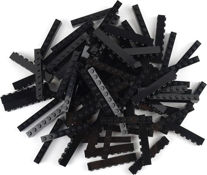 Immagine prodotto LEGO 1x8 pietre nere - Mattoni neri 3008 - 50x (3008, Accessori LEGO)