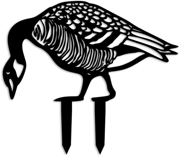 Wallxpert Garden plug duck 44 x 50 cm, height: 50