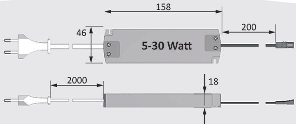 Productafbeelding Halemeier LED transformator 12 V