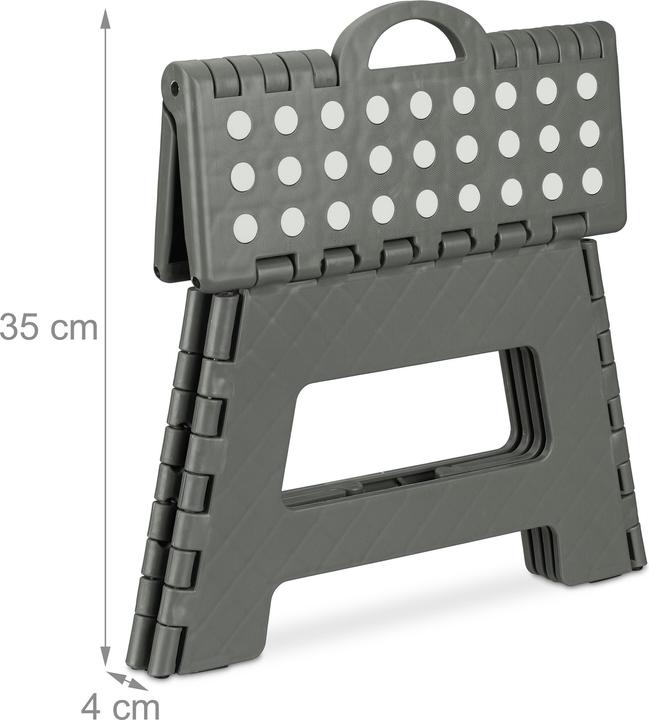 Actual product image Relaxdays Folding Stool M