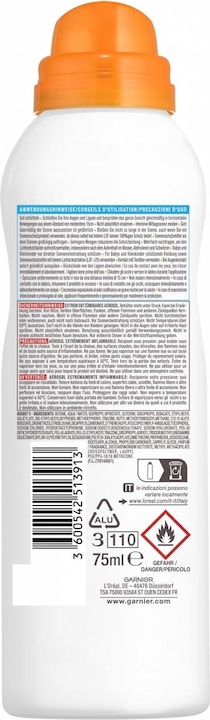 Produktbild Garnier Ambre Solaire Super UV Over Make-Up Spray LSF50 75 ml (Sonnenspray, SPF 50, 75 ml)